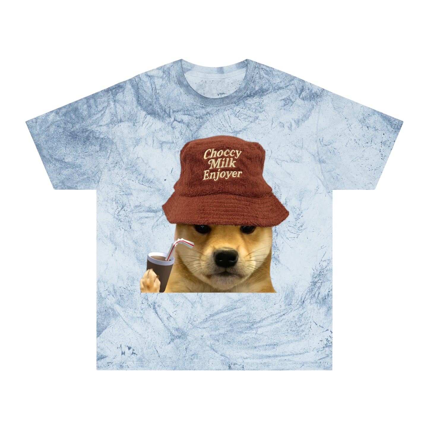 WIF Choccy Milk Enjoyer T-Shirt | Unisex Color Blast Tee | Fun Graphic Tee | Casual Wear | Gift for Dog Lovers | Summer Essentials