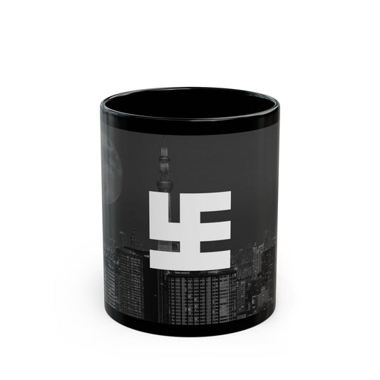 Swasticoin Sleek Urban Coffee Mug | Ideal Gift for Coffee Lovers, Perfect for Home, Office, Birthdays, Holidays, Customizable Designs
