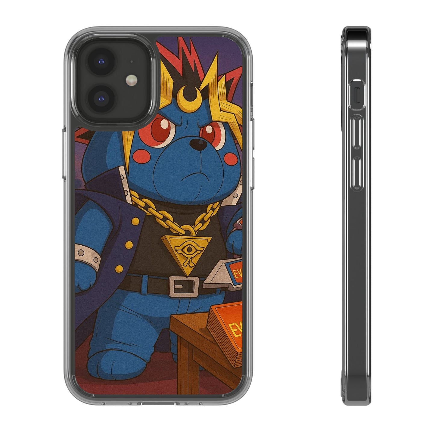4NBT Clear Cases for Gaming Fans, Illustrated Phone Protection, Cute Anime Style, Collectible Accessories, Perfect Gift for Gamers