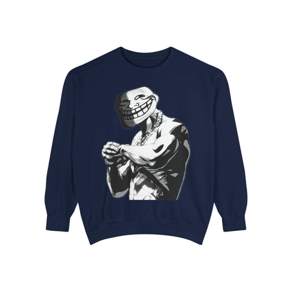 TROLL Stylish Unisex Sweatshirt with Playful Graphic, Trendy Streetwear, Cozy and Casual, Perfect Gift for Any Occasion, Unique Art Design