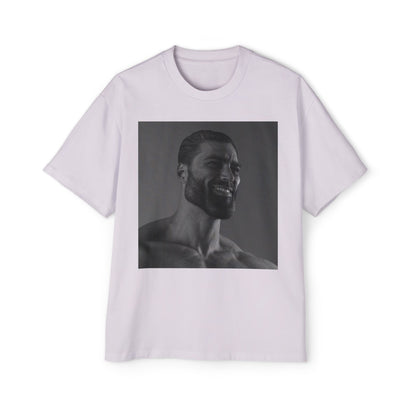 GIGA Men's Heavy Oversized Tee | Casual Streetwear Shirt, Graphic Tee, Gift for Him, Unisex Style, Trendy Apparel
