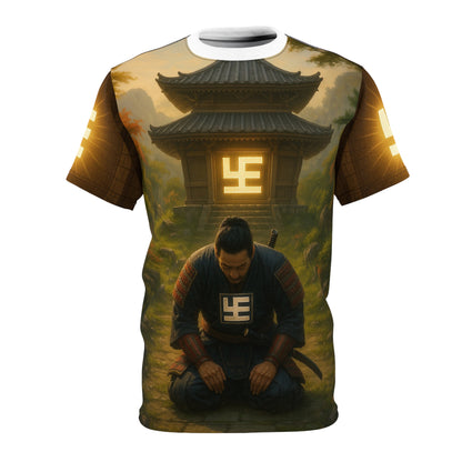9gy YZY Swaticoin Samurai Aesthetic Unisex Tee, Unique Graphic Shirt, Japanese Culture Apparel, Statement Fashion, Gift for Anime Lovers