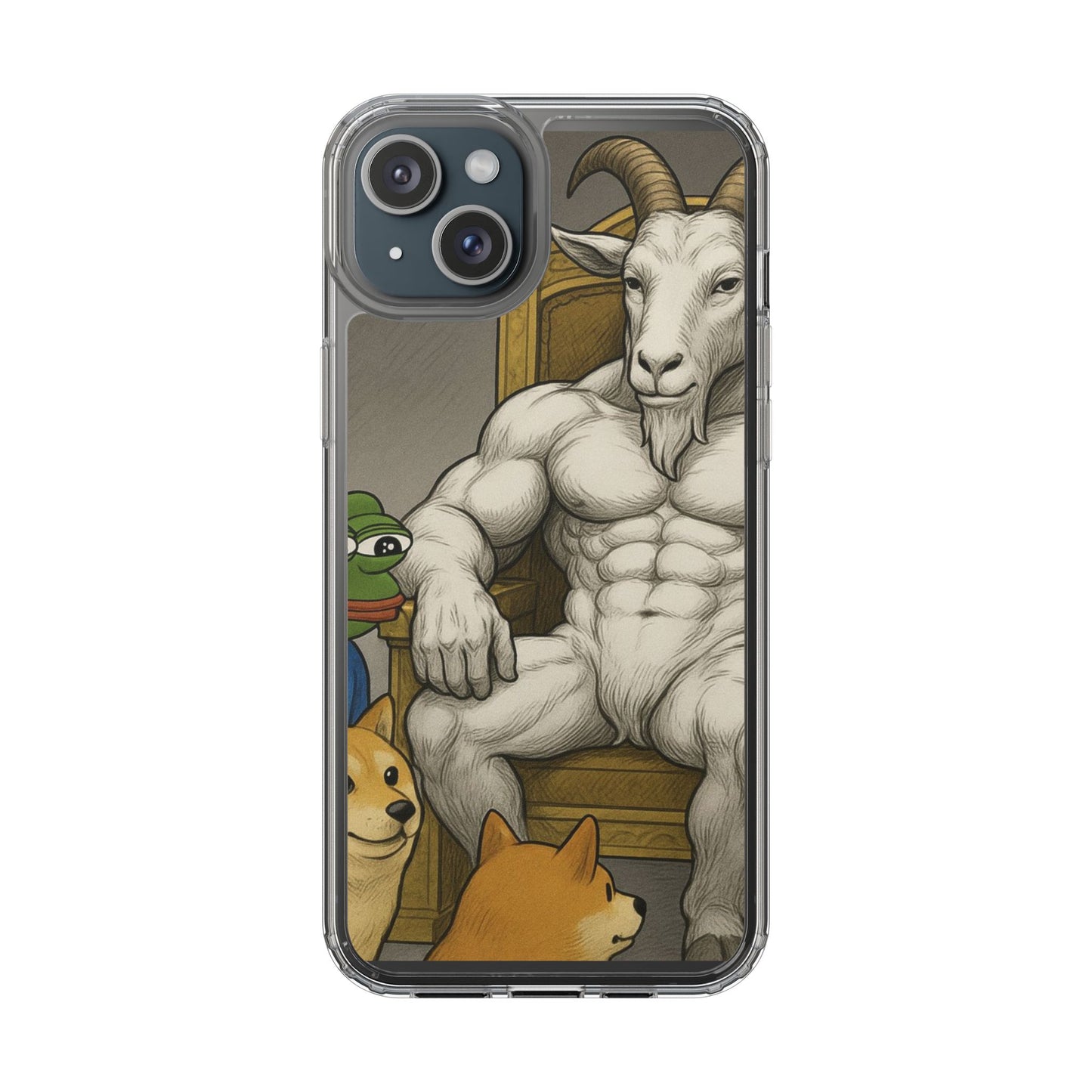 Whimsical Clear Phone Cases with Goat Design - Perfect Gift for Animal Lovers, Unique Phone Accessories, Fun Cell Phone Cases, Quirky [...]