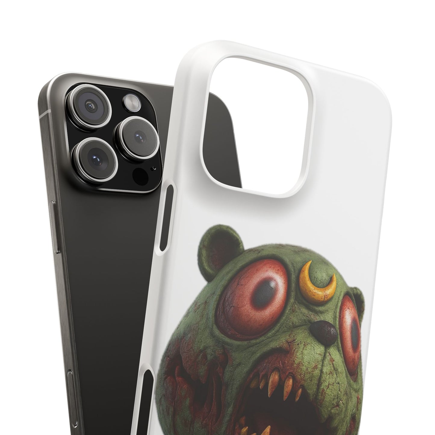 4NBT Zombie Bear Phone Case, Horror Snap Case, Cute but Spooky Accessory, Gift for Halloween, Unique Phone Cover