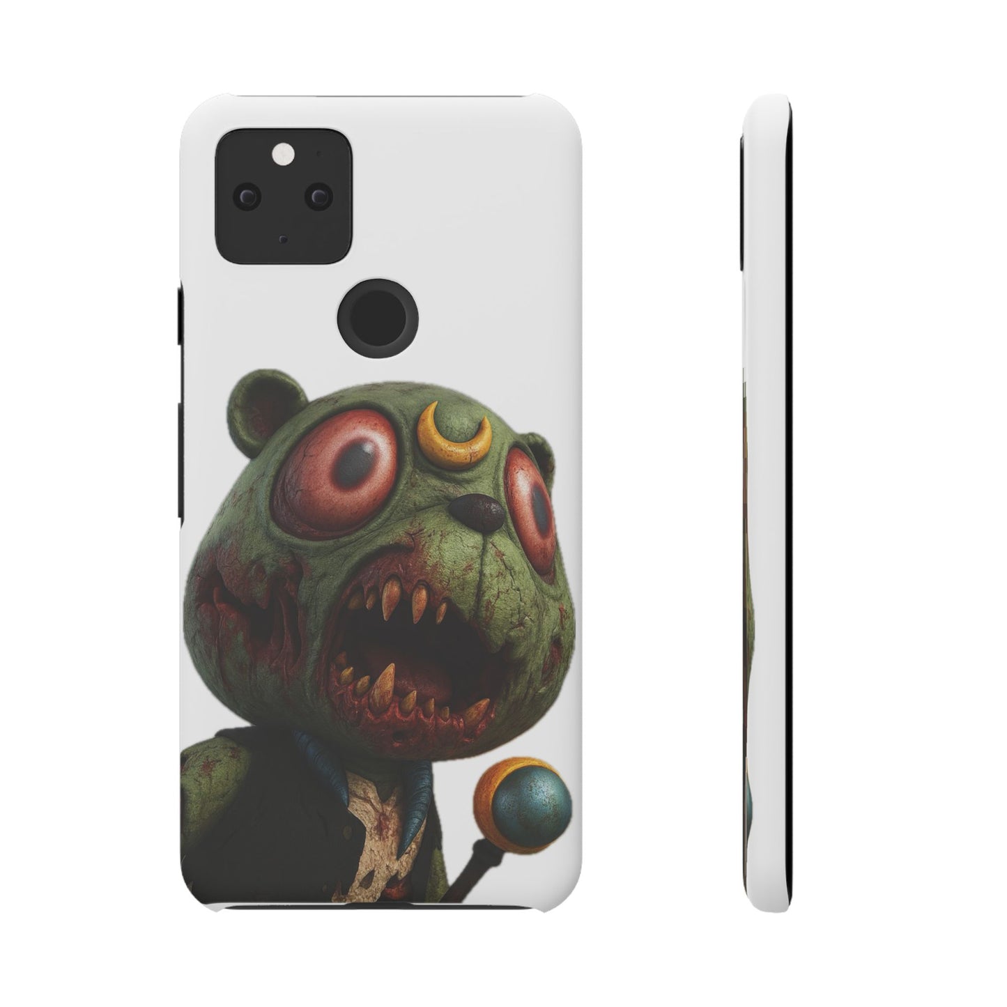 4NBT Zombie Bear Phone Case, Horror Snap Case, Cute but Spooky Accessory, Gift for Halloween, Unique Phone Cover