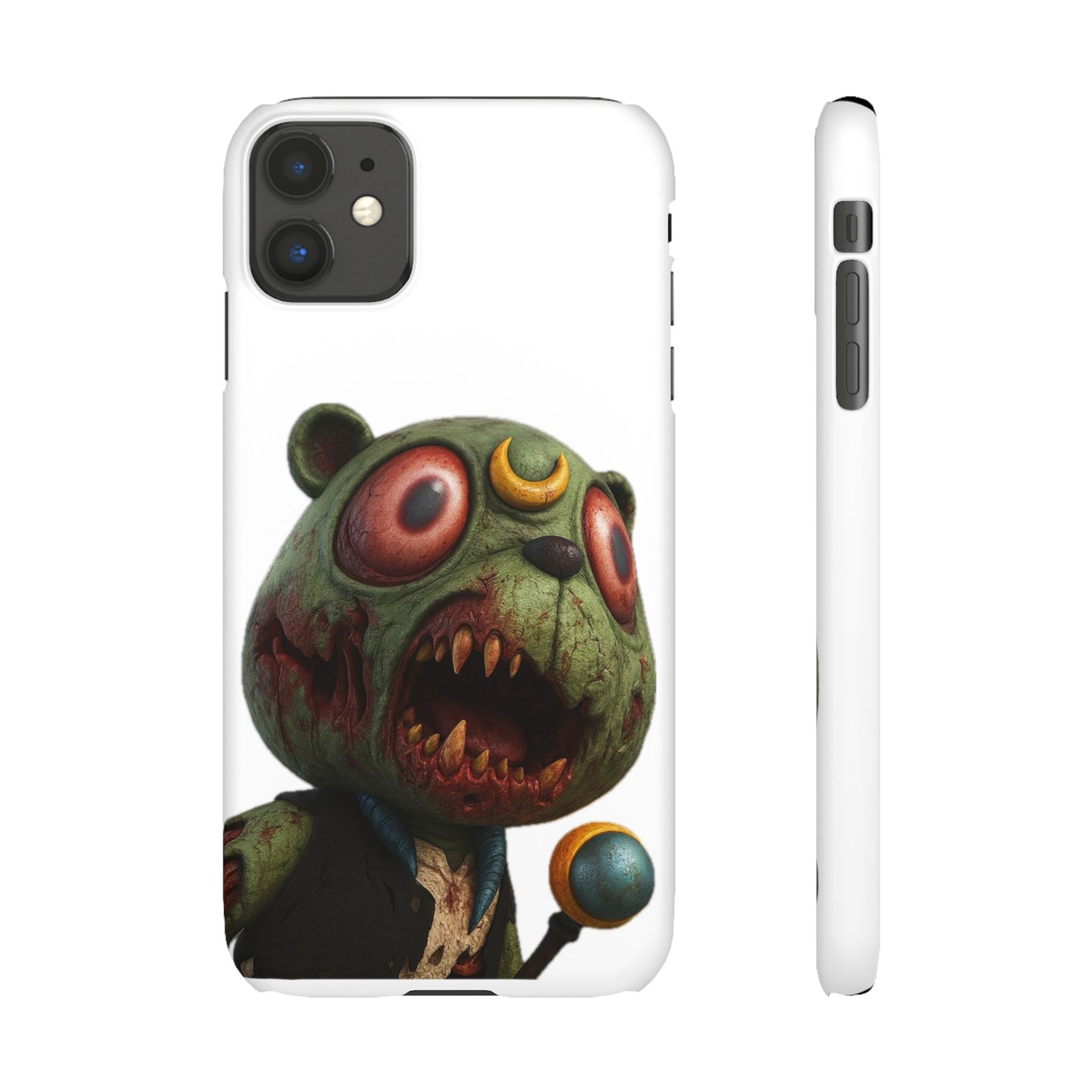 4NBT Zombie Bear Phone Case, Horror Snap Case, Cute but Spooky Accessory, Gift for Halloween, Unique Phone Cover