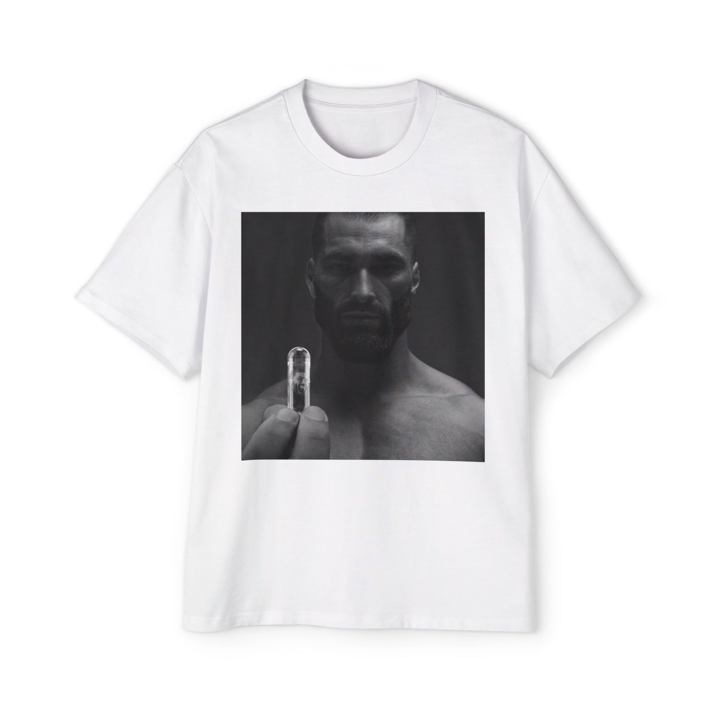 GIGA Men's Oversized Graphic Tee - Streetwear Staple, Gigachad Design, Casual Comfort, Perfect Gift for Him, Ideal for Music Festivals, [...]