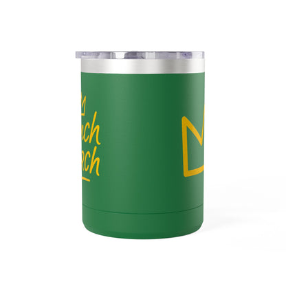 Trench Merch Crown Coffee Mug Tumbler, Perfect for Beach Lovers, Gifts for Friends, Summer Getaways, Adventure Travel, Crown Design