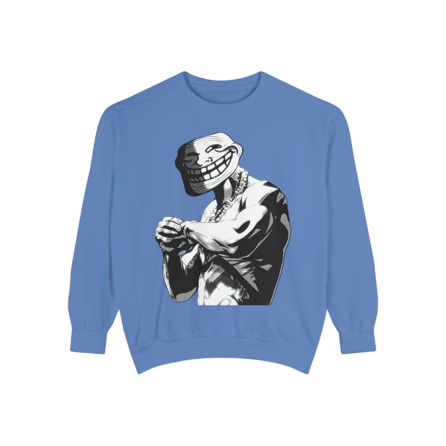 TROLL Stylish Unisex Sweatshirt with Playful Graphic, Trendy Streetwear, Cozy and Casual, Perfect Gift for Any Occasion, Unique Art Design