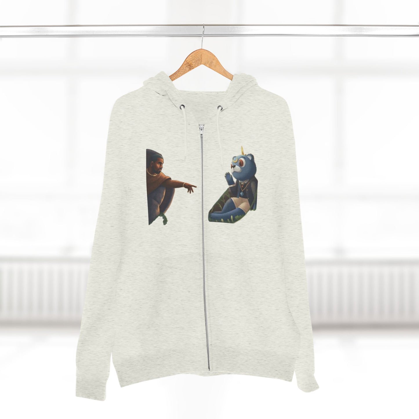 4NBT Unisex Graphic Zip Hoodie with Unique Designs, Cozy Casual Wear, Perfect Gift for Friends, Streetwear Essentials, Unisex Fashion Item