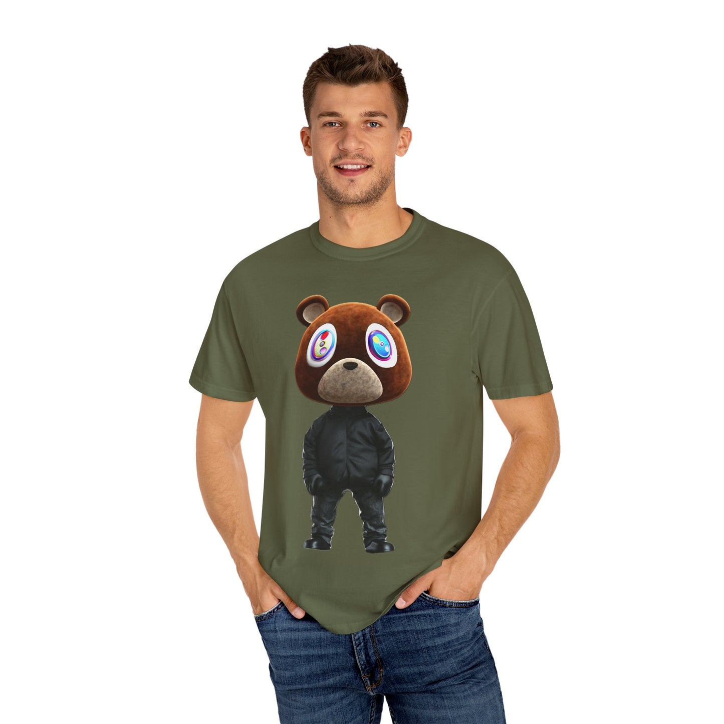 Ye Bear Graphic Unisex T-Shirt, Cute Casual Tee, Gift for Animal Lovers, Streetwear Top, Unique Graphic Tee