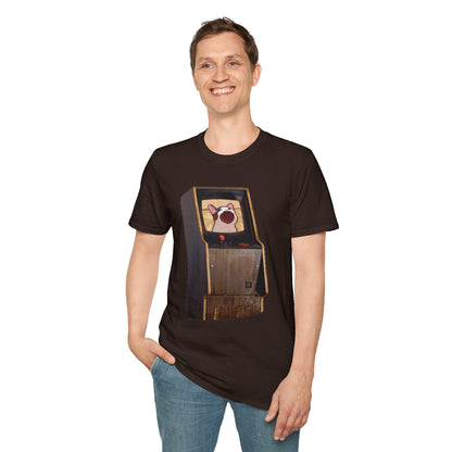 POPCAT Retro Arcade Unisex T-Shirt, Gamer Tee, Vintage Gaming Shirt, Gift for Gamers, Casual Wear