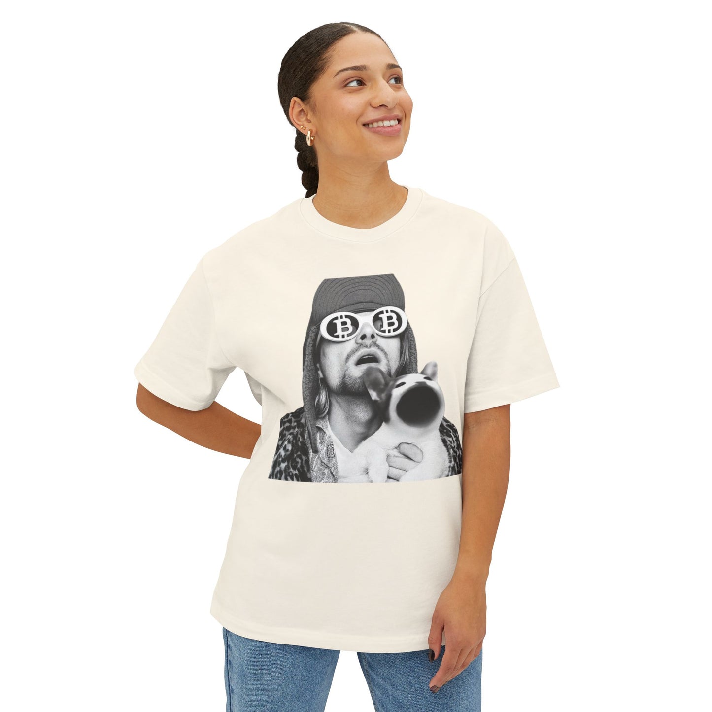 POPCAT Graphic Tee, Relaxed Fashion Top, Unique Gift for Cat Lovers, Funny Statement Shirt, Ideal for Gift Giving