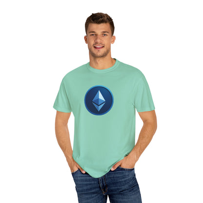 Ethereum Graphic T-Shirt, Unisex Casual Tee, Blockchain Apparel, Gamer Shirt, Crypto Gift, Stylish Streetwear