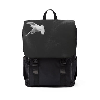 Swasticoin Stylish Bird-Print Unisex Casual Shoulder Backpack - Versatile for Work, Travel, School, Everyday Use, Gift for Students