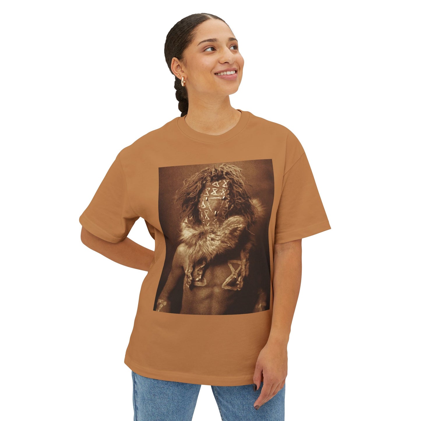 Yei Oversized Tee for Artistic Souls, Unisex Boxy T-Shirt, Retro Graphic Shirt, Casual Wear, Gift for Art Lovers
