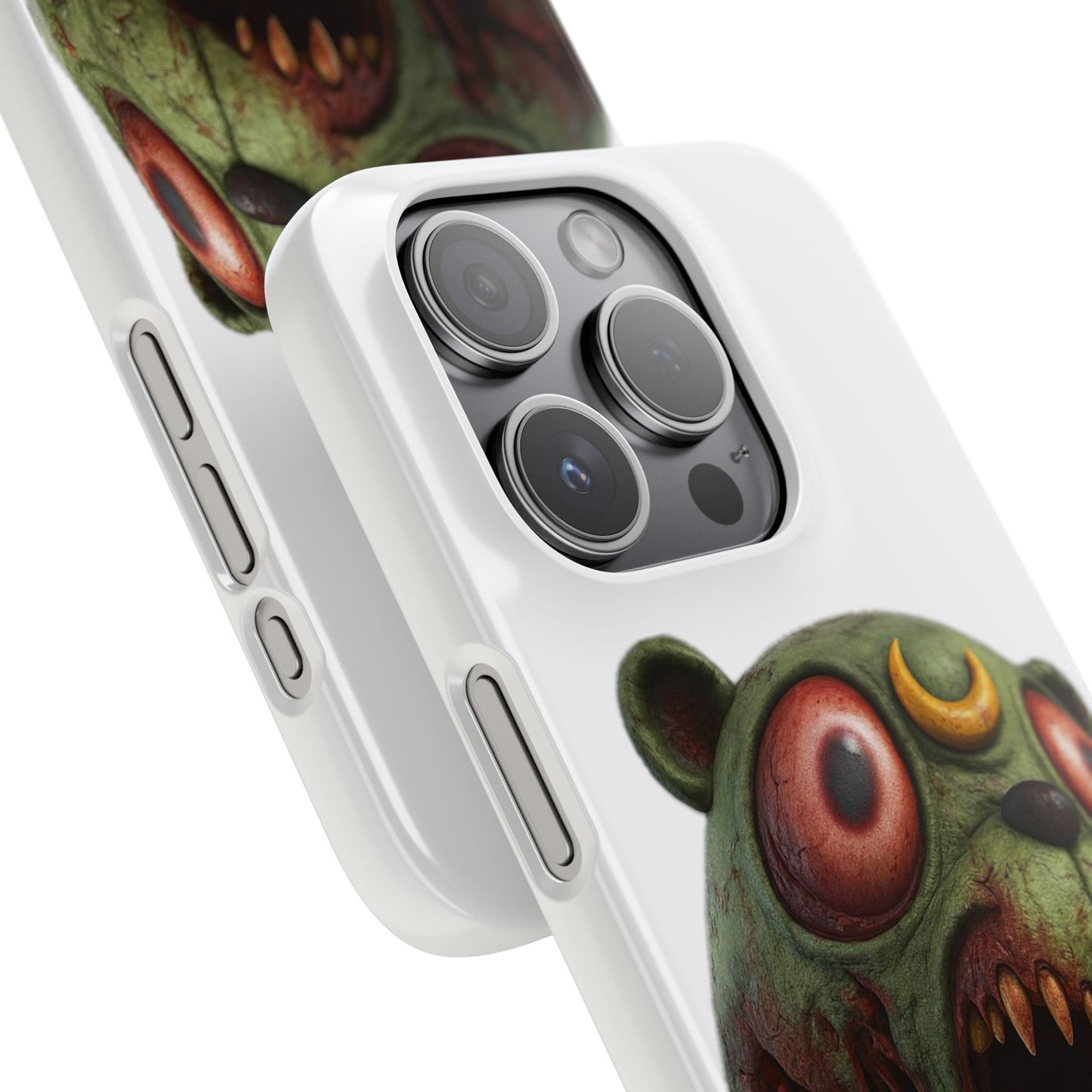4NBT Zombie Bear Phone Case, Horror Snap Case, Cute but Spooky Accessory, Gift for Halloween, Unique Phone Cover