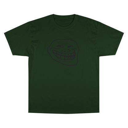 TROLL Funny Meme Champion T-Shirt, Humor Shirt, Gift for Gamers, Casual Wear, Laughing Face Tee, Perfect for Parties