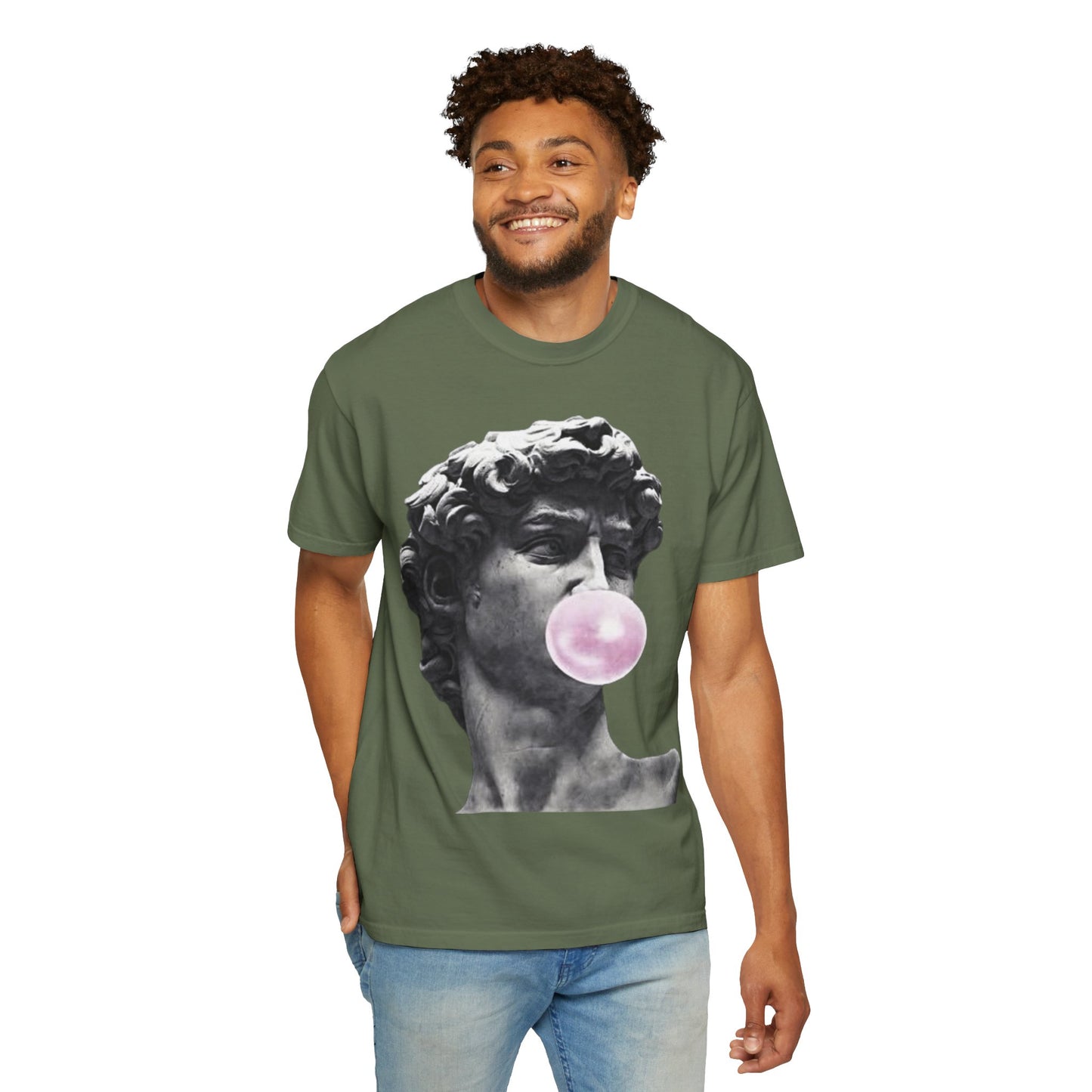 @ye Bubblegum David T-Shirt | Trendy Unisex Tee, Art-Inspired Shirt, Casual Summer Wear, Gift for Art Lovers i