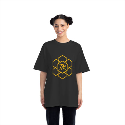 Trench Merch Short-Sleeve T-Shirt with Hexagon Design, Casual Tee for Every Day, Graphic Shirt for Gifts, Summer Wear, Unisex Apparel