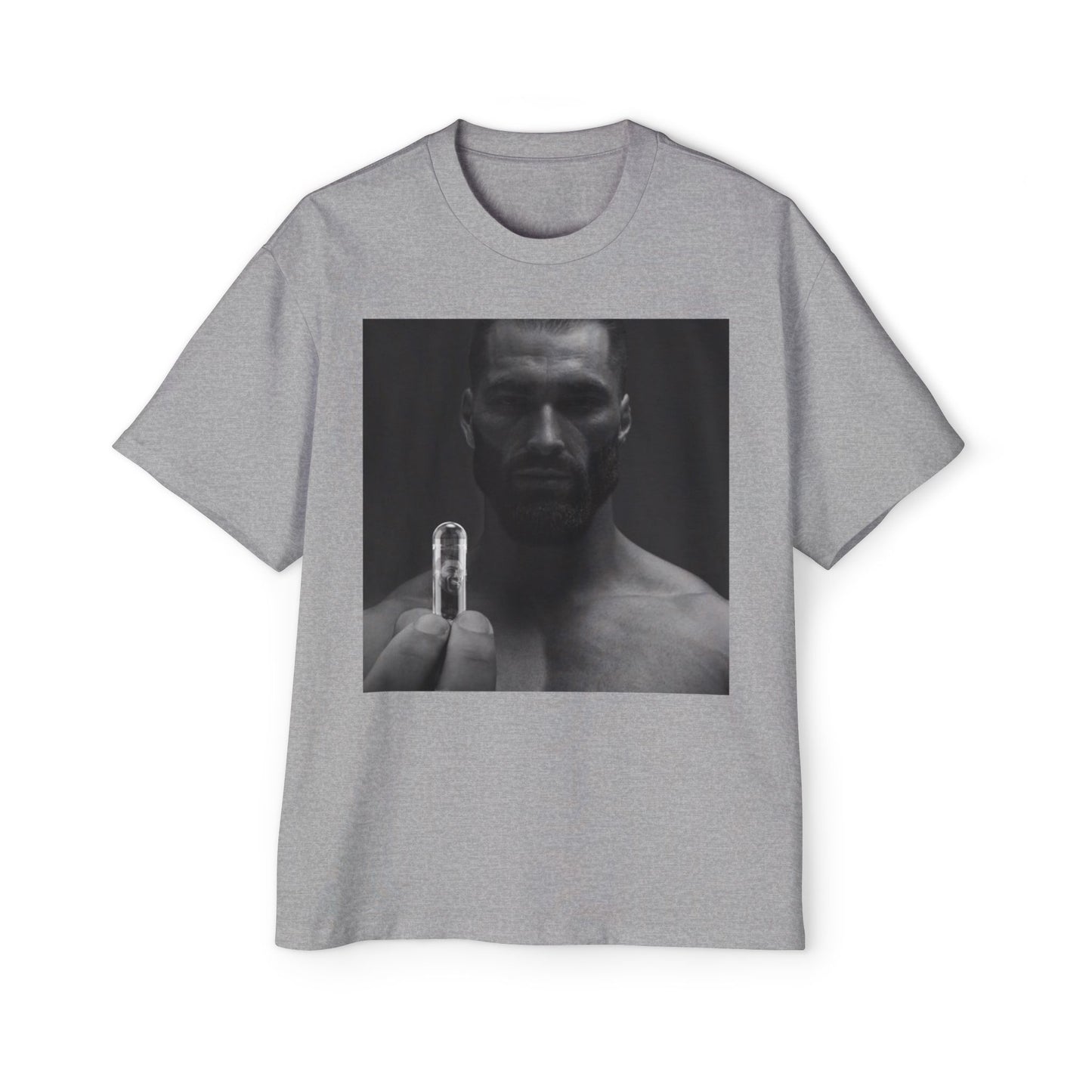 GIGA Men's Oversized Graphic Tee - Streetwear Staple, Gigachad Design, Casual Comfort, Perfect Gift for Him, Ideal for Music Festivals, [...]