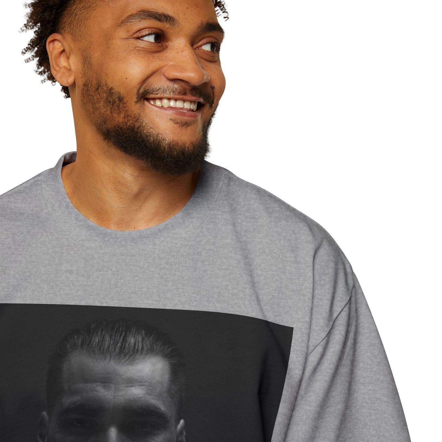 GIGA Stylish Men's Oversized Tee for Comfort Lovers, Casual Wear, Street Style, Gift for Him, Trendy Tee with Gigachad Design