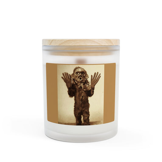 Yei Whimsical Frosted Glass Candle, Unique Home Decor, Cozy Gift for Friends, Vintage Aesthetic Candle, Relaxation Decor, Fun Candle Gift