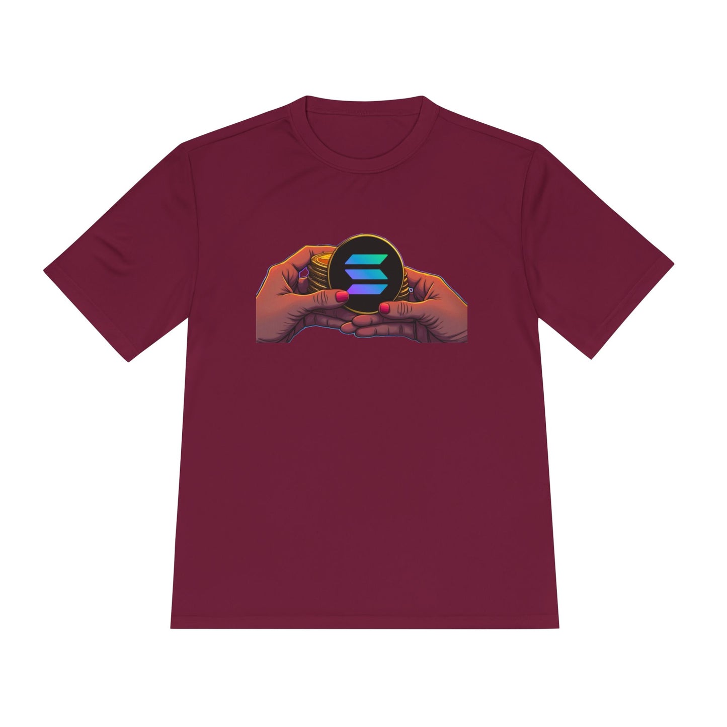 Unisex Moisture Wicking Tee featuring SOLANA & YZY designs, Perfect for Athletes, Casual Wear, Fitness Goals, Everyday Use, Sports Events