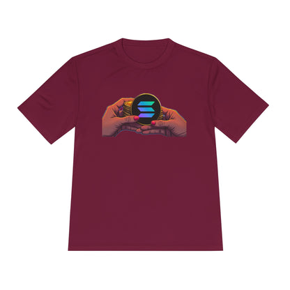 Unisex Moisture Wicking Tee featuring SOLANA & YZY designs, Perfect for Athletes, Casual Wear, Fitness Goals, Everyday Use, Sports Events