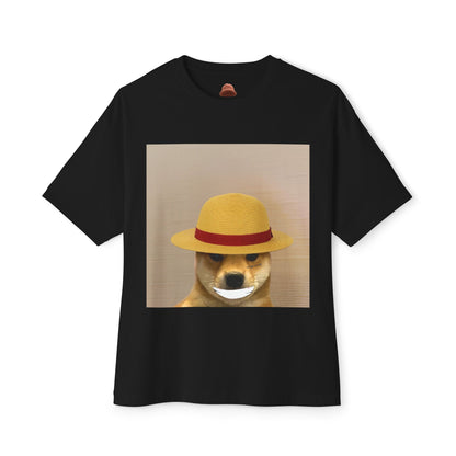 WIF One Piece Oversized Tee, Unisex Graphic Tee, Funny Dog Shirt, Casual Wear, Gift for Dog Lovers, Cute Animal Art