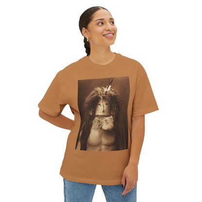 Artistic Oversized Graphic Tee | Yei Style T-Shirt, Unisex Casual Wear, Festival Fashion, Unique Art Top, Statement Piece