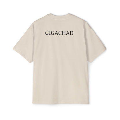 GIGA Men's Heavy Oversized Tee | Casual Streetwear Shirt, Graphic Tee, Gift for Him, Unisex Style, Trendy Apparel