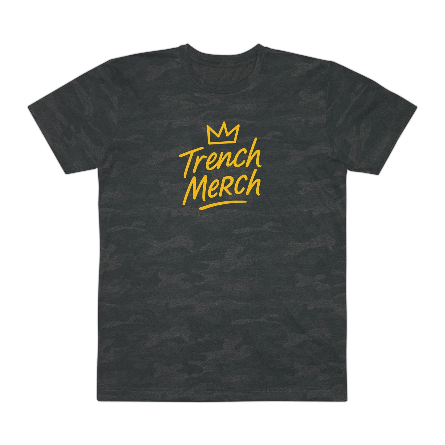 Trench Merch Crown Leopard Print Tee, Casual Statement Shirt, Urban Fashion Top, Gift for Him, Everyday Wear