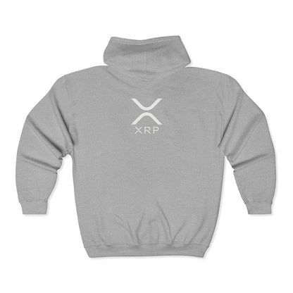 XRP Unisex Heavy Blend™ Full Zip Hooded Sweatshirt