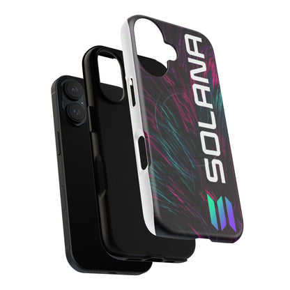 Solana Tough Magnetic Phone Case | Stylish Protection, Unique Art, Gift for Tech Lovers, Phone Accessory, Modern Design