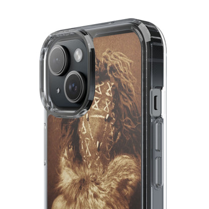 Yei Artistic Clear Phone Case for Unique Expression, Phone Accessories, Nature Lovers, Boho Style, Gift for Him/Her