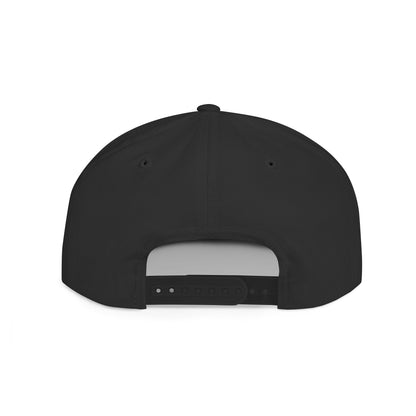 GIGA Zen Meditation Flat Bill Snapback Hat, Mindfulness Cap, Yoga Headwear, Gift for Him/Her, Casual Everyday Wear, Stylish Accessory