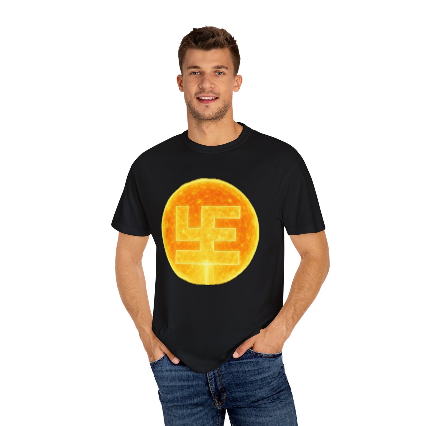 Swasticoin Sunshine Graphic Unisex T-Shirt, Casual Wear, Graphic Tee, Summer Fashion, Birthday Gift, Street Style