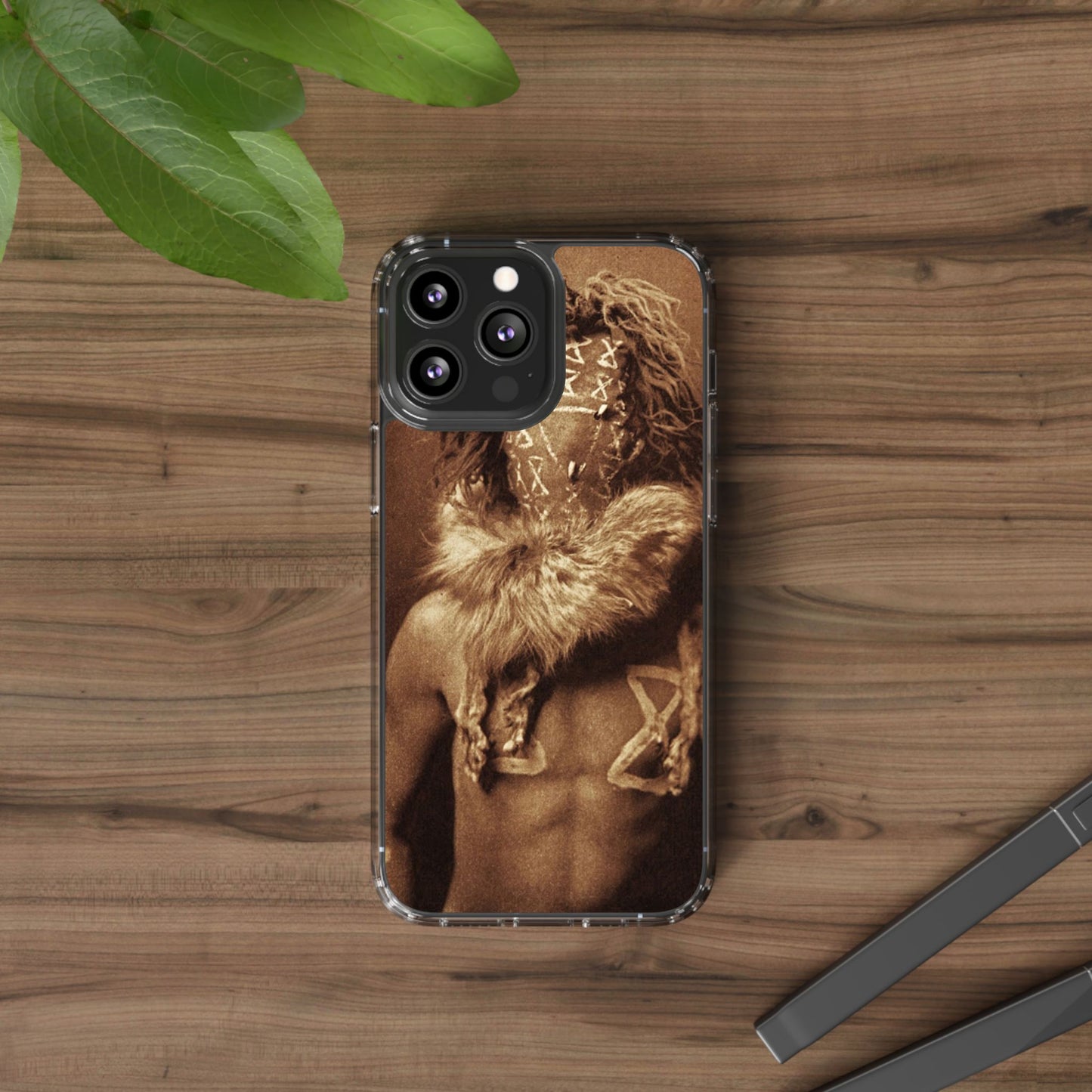 Yei Artistic Clear Phone Case for Unique Expression, Phone Accessories, Nature Lovers, Boho Style, Gift for Him/Her