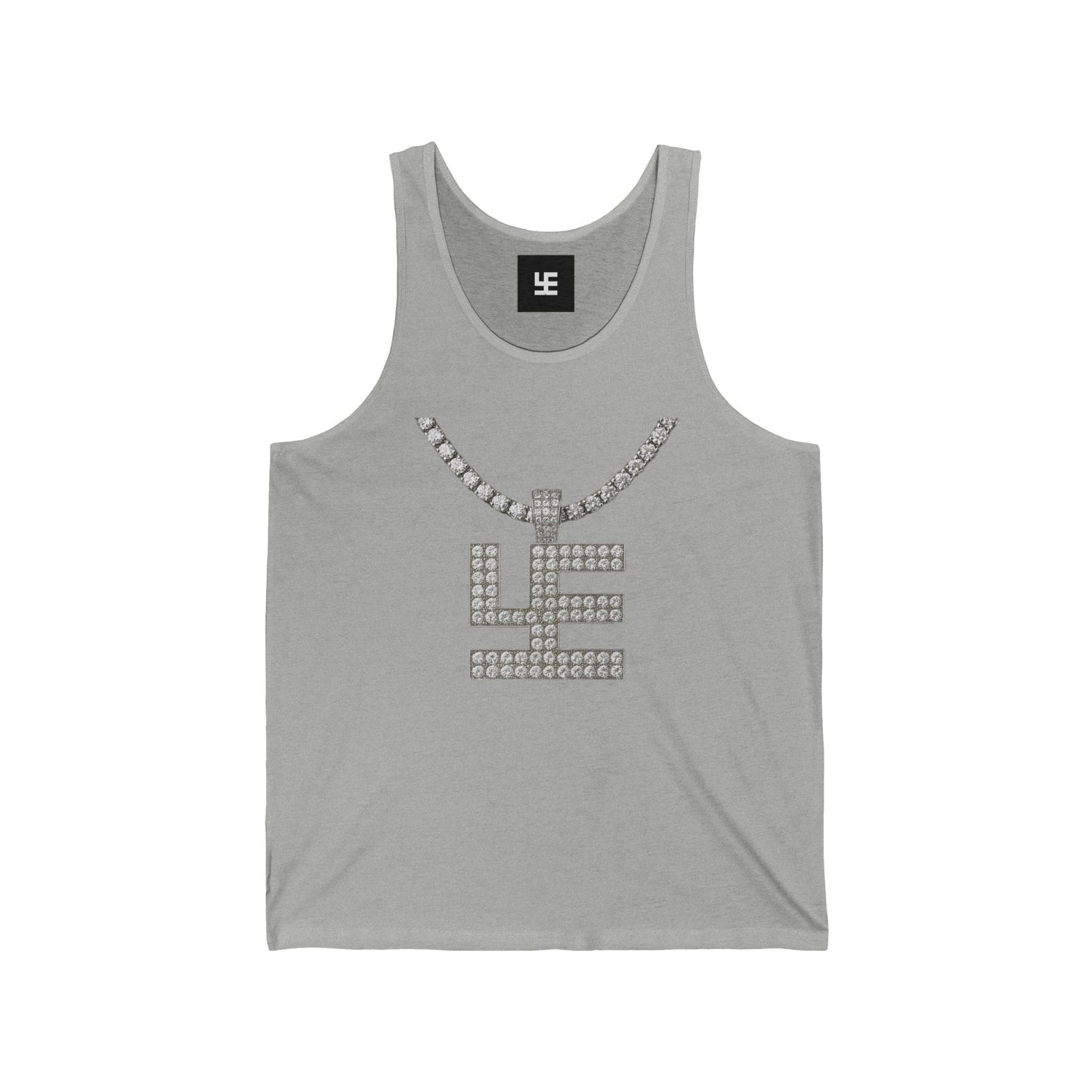 Swasticoin Stylish Unisex Jersey Tank | Casual Summer Wear, Festival Outfit, Graphic Tee for Beach Days, Music Events, Workout Gear