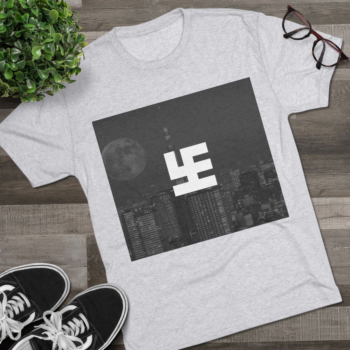 Swasticoin Urban Skyline Graphic Tee, Vintage City Aesthetic Shirt, Unisex Tri-Blend Crew Tee for Casual Style, Perfect Gift for City Lovers, [...]