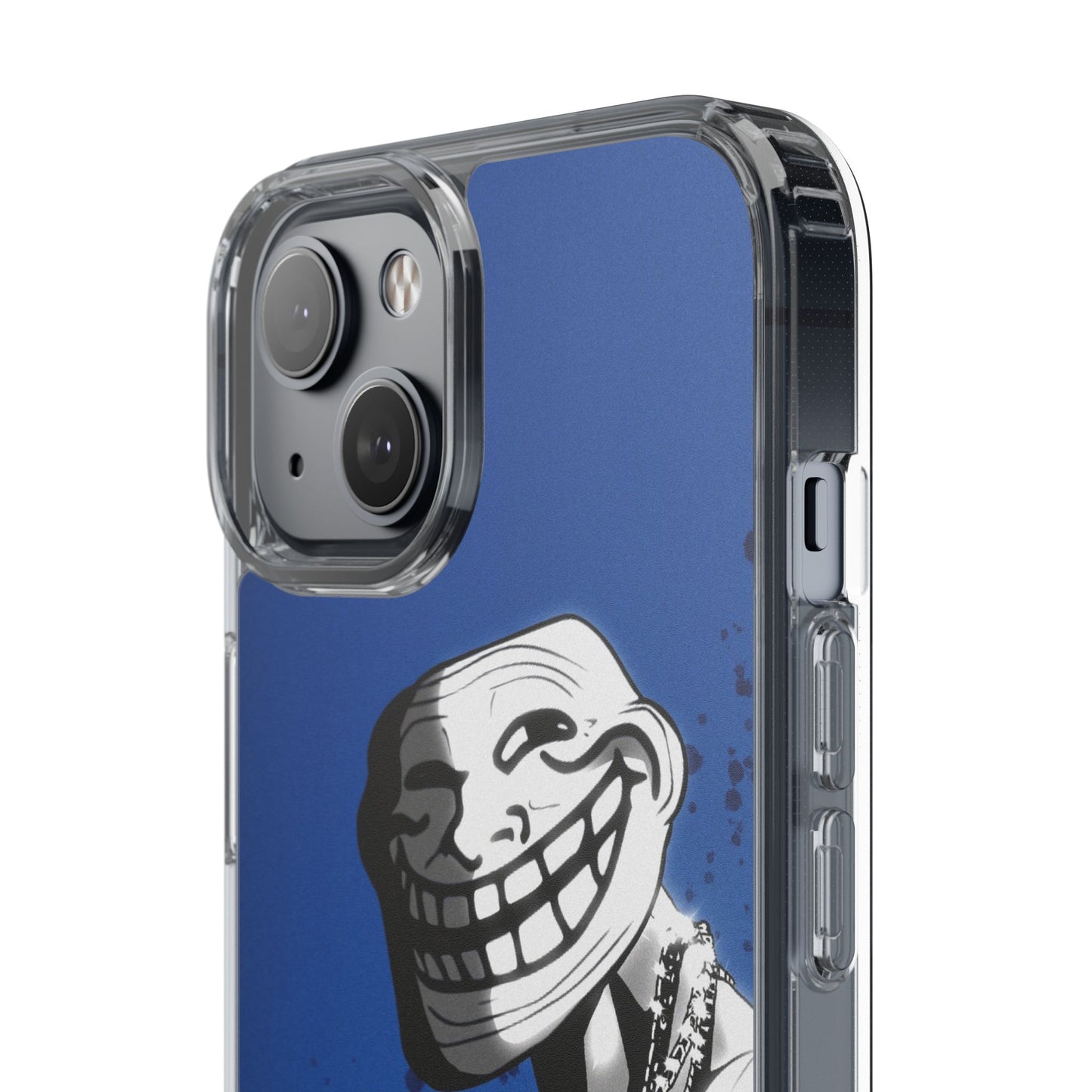TROLL Clear Cases with Bold Graphic Design, Awesome Phone Accessories, Unique Gifts, Cartoon Phone Covers, Trendy Tech Gear