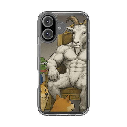 Whimsical Clear Phone Cases with Goat Design - Perfect Gift for Animal Lovers, Unique Phone Accessories, Fun Cell Phone Cases, Quirky [...]