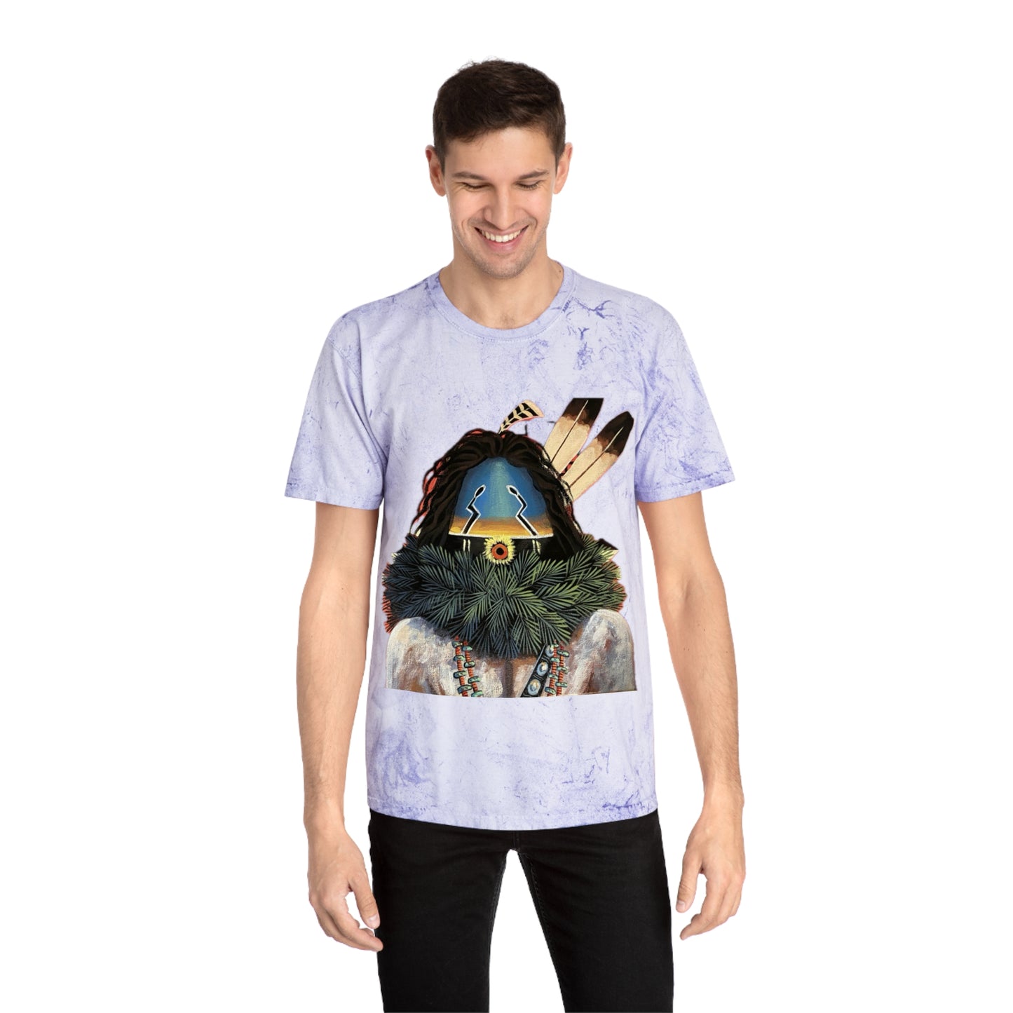Vibrant Yei T-Shirt, Artistic Tee, Unisex Color Blast Shirt, Festival Fashion, Eco-Friendly T-Shirt, Unique Graphic Tee