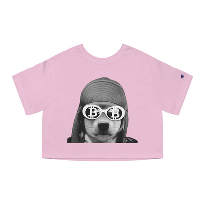 WIF Vintage Graphic Cropped T-Shirt | Fun Casual Tee for Pet Lovers | Cool Summer Fashion, Gift for Animal Lovers, Birthday