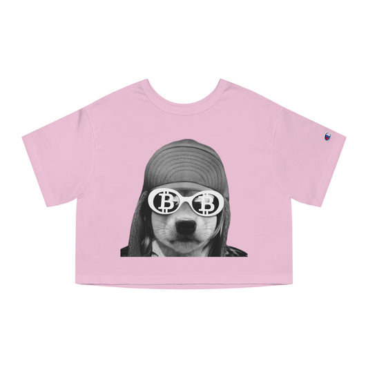 WIF Vintage Graphic Cropped T-Shirt | Fun Casual Tee for Pet Lovers | Cool Summer Fashion, Gift for Animal Lovers, Birthday