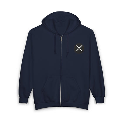 XRP Unisex Heavy Blend™ Full Zip Hooded Sweatshirt
