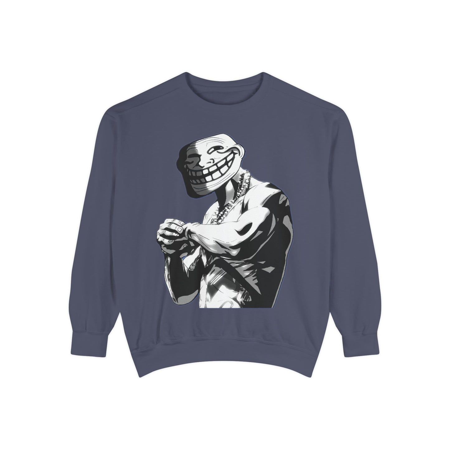 TROLL Stylish Unisex Sweatshirt with Playful Graphic, Trendy Streetwear, Cozy and Casual, Perfect Gift for Any Occasion, Unique Art Design
