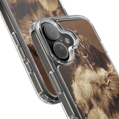 Yei Vintage Art Phone Case, Clear Case, Unique Gift for Art Lovers, Bohemian Style, Customizable Phone Cover, Trendy Accessories