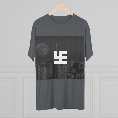 Swasticoin Urban Skyline Graphic Tee, Vintage City Aesthetic Shirt, Unisex Tri-Blend Crew Tee for Casual Style, Perfect Gift for City Lovers, [...]